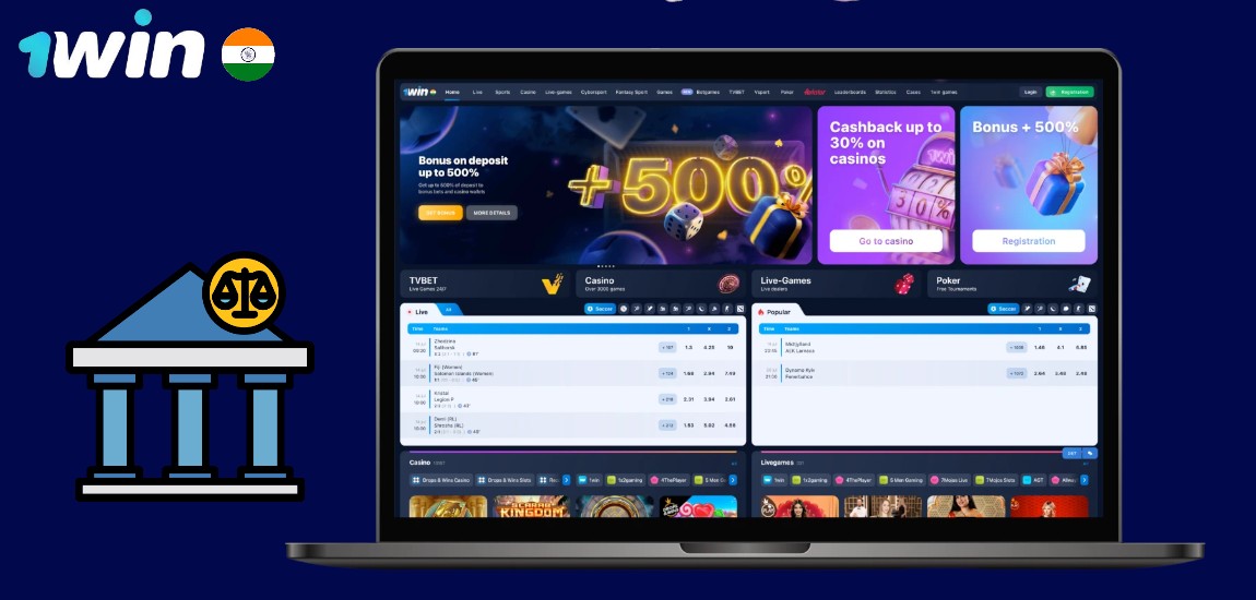 Is 1Win online casino Legal in India